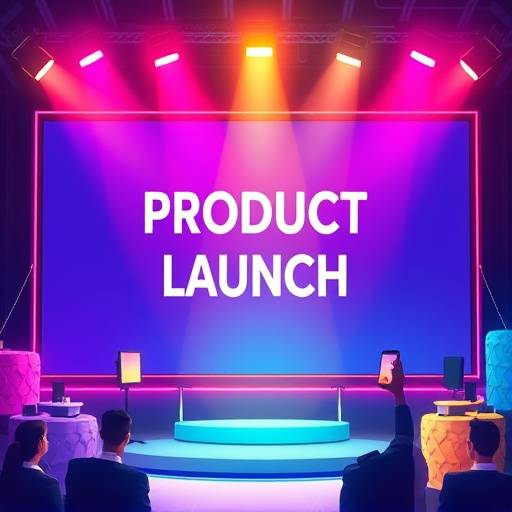 A vibrant animated explainer video showcasing a new product launch.